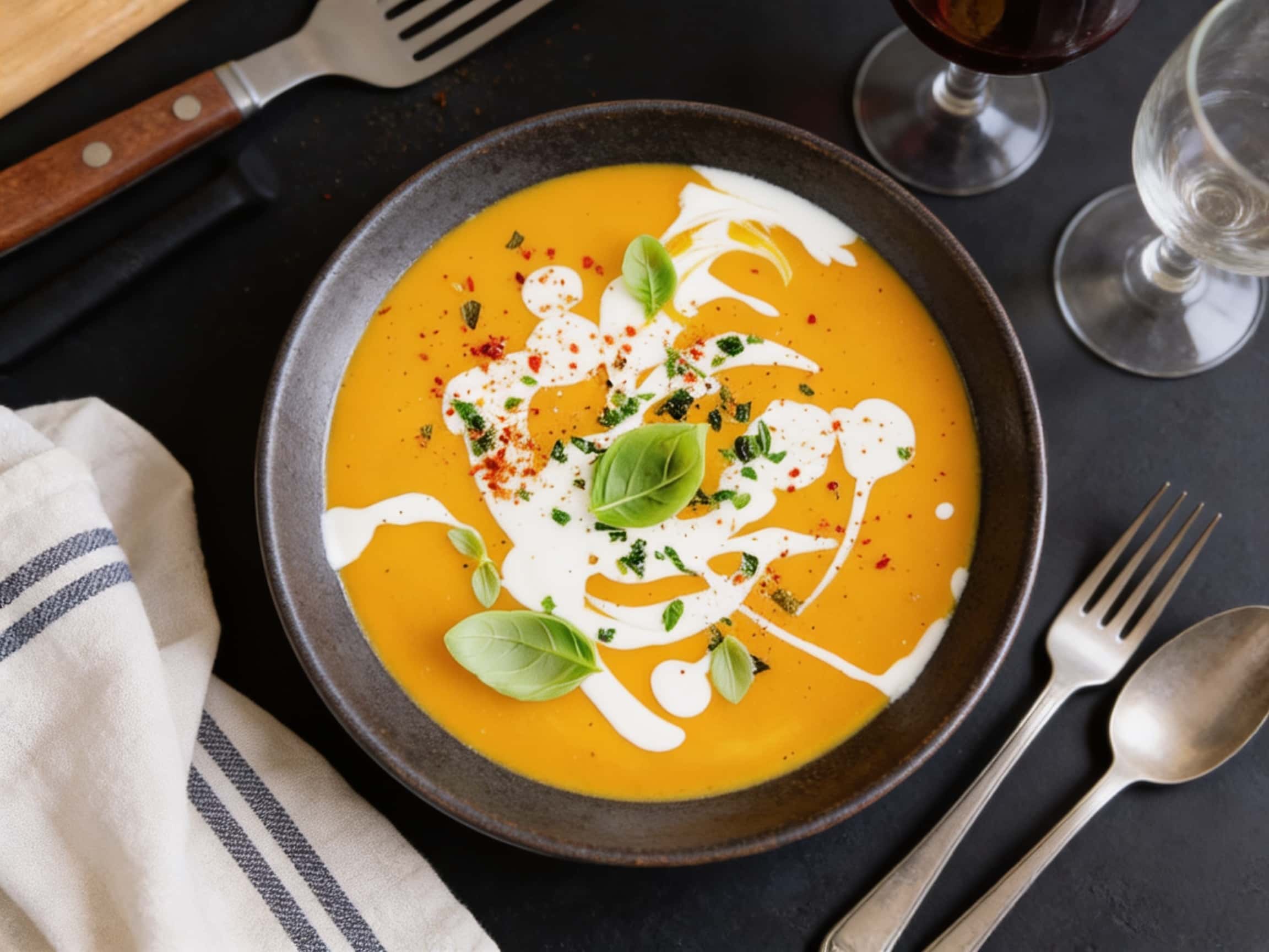 Kürbiscremesuppe